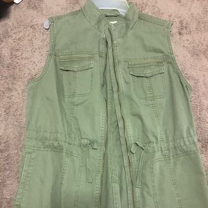 NWOT Olive Vest